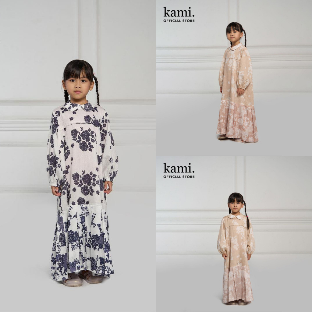 NABARI Azra Pleated Kids Dress Kamiidea Kami Idea