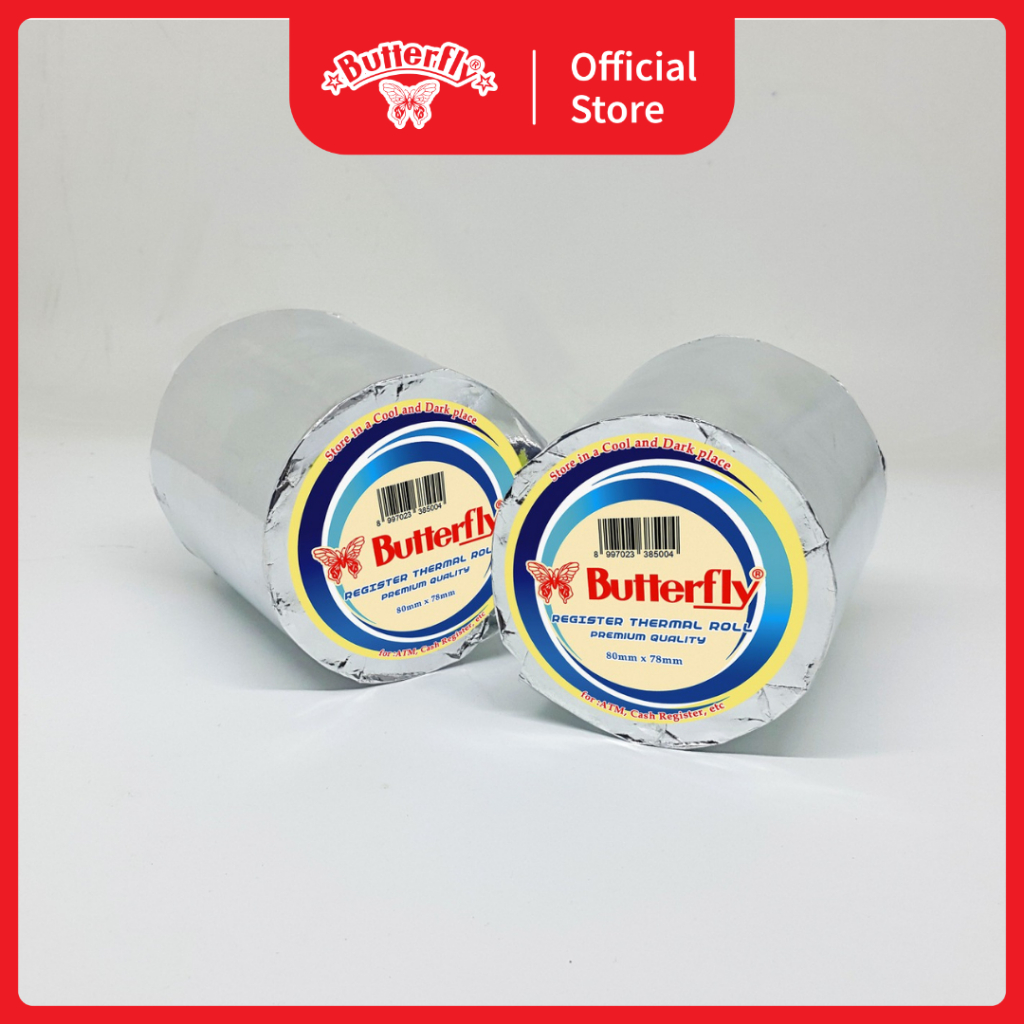 

Butterfly Premium Thermal Roll (80mm x 78mm)
