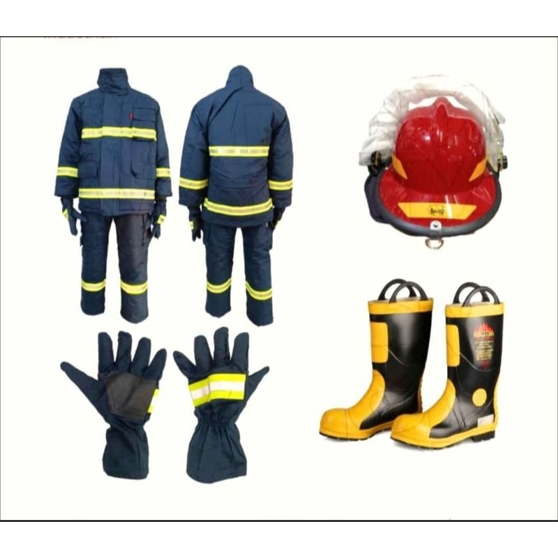 BAJU PEMADAM KEBAKARAN NOMEX IIIA / SET PEMADAM KEBAKARAN NOMEX IIIA