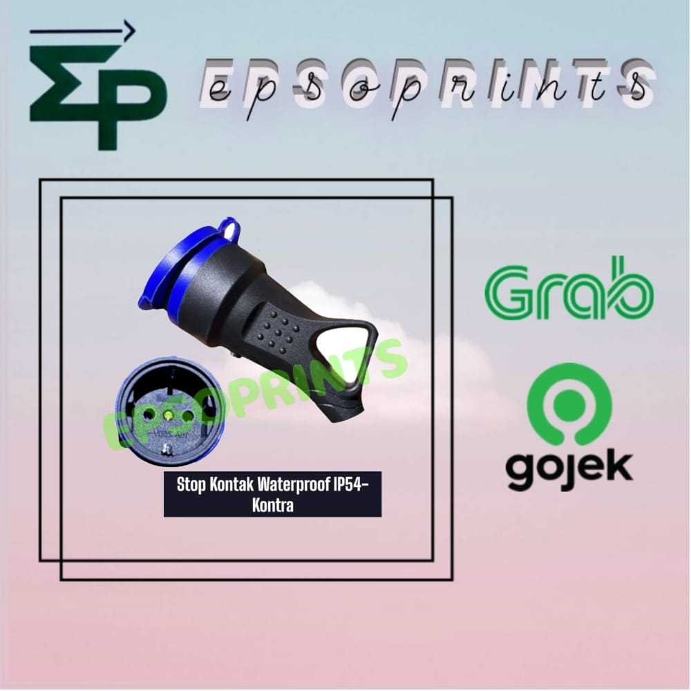 Stop Kontak Listrik Waterproof Karet IP54 Outdoor Anti Air