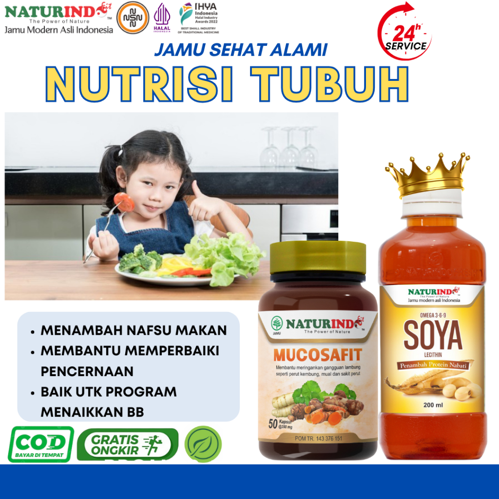 Vitamin Penggemuk Badan Obat Suplemen Nafsu Makan Penambah Berat Badan Napsu Omega 3 6 9 Anak 1 2 Ta