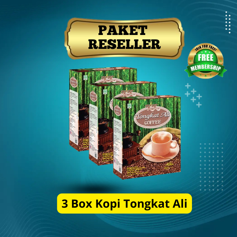 

Paket Reseller KK Coffee Tongkat Ali 3 Box kopi tongkat ali minuman kesehatan kk Indonesia