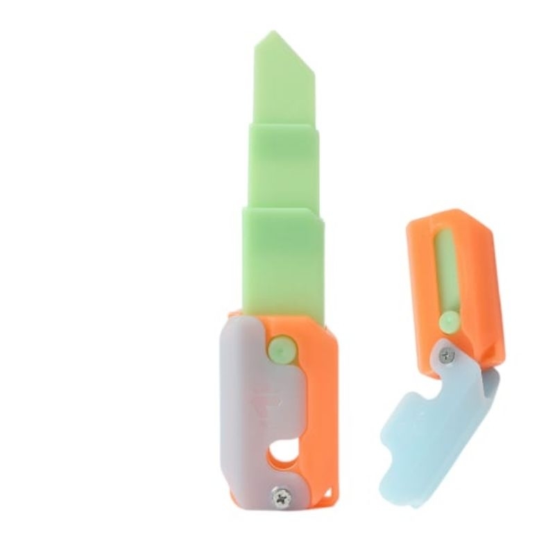 Mainan Fidget Toys 032 | Mainan Dekompresi Anak Anak | Mainan Pisau Lipat 3 tingkat | Mainan Fidget 