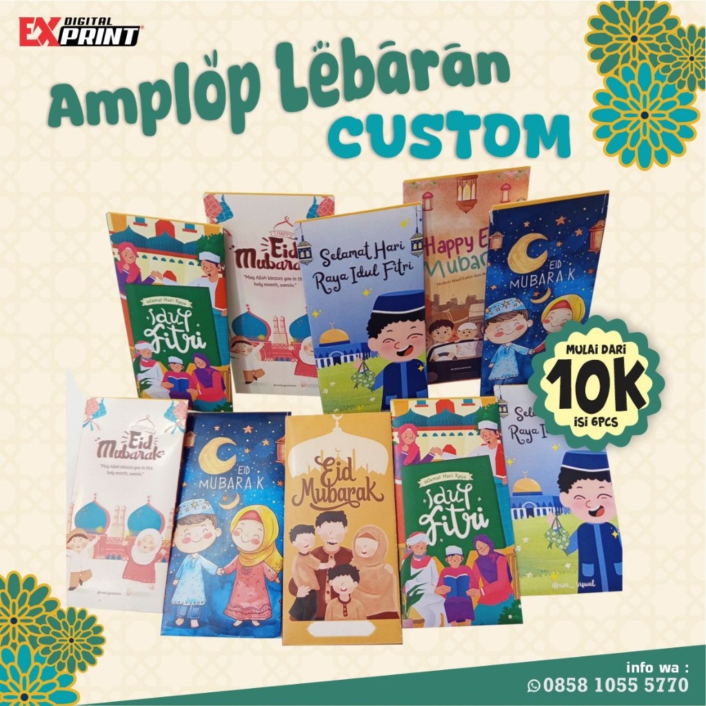 

Amplop Lebaran/Idul Fitri Isi 6pcs