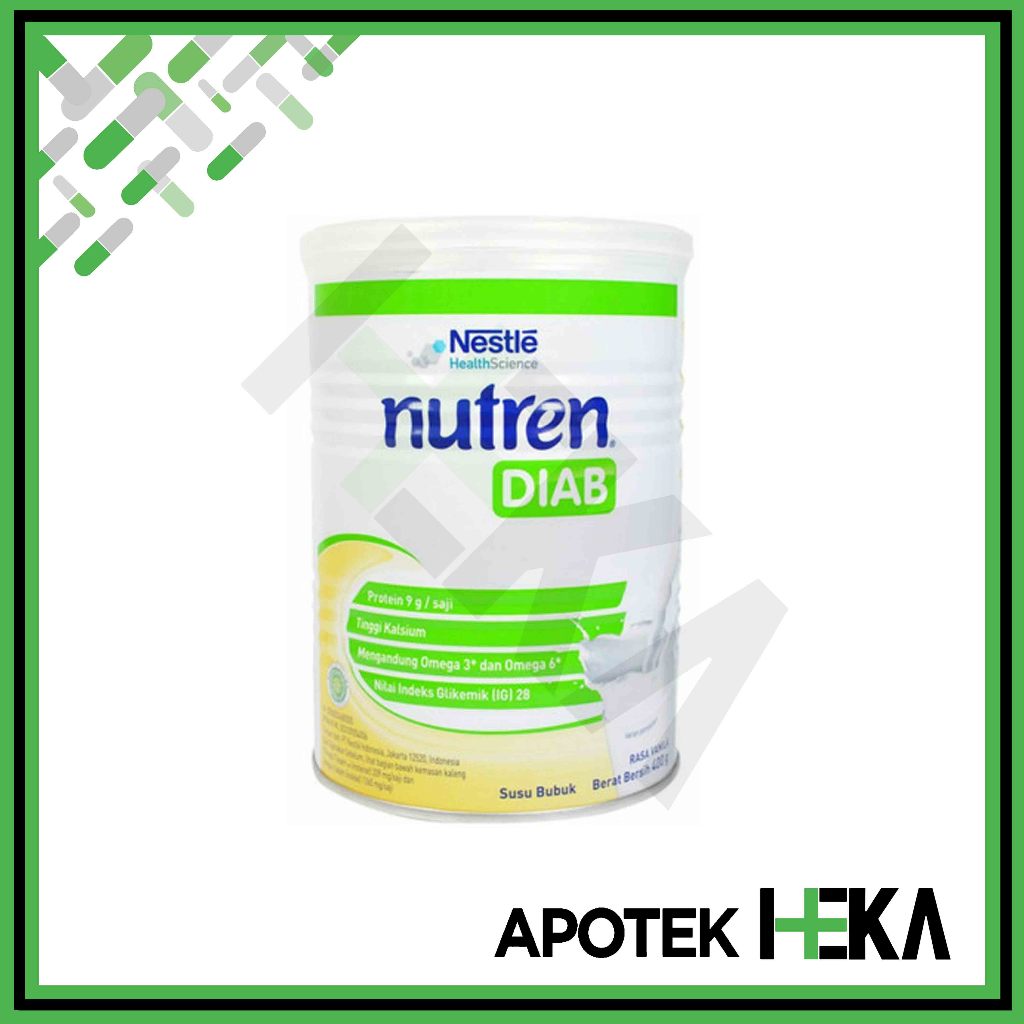 

Nutren Diab 400 g - Susu Diabetes Menjaga Gula Darah [TANGERANG]