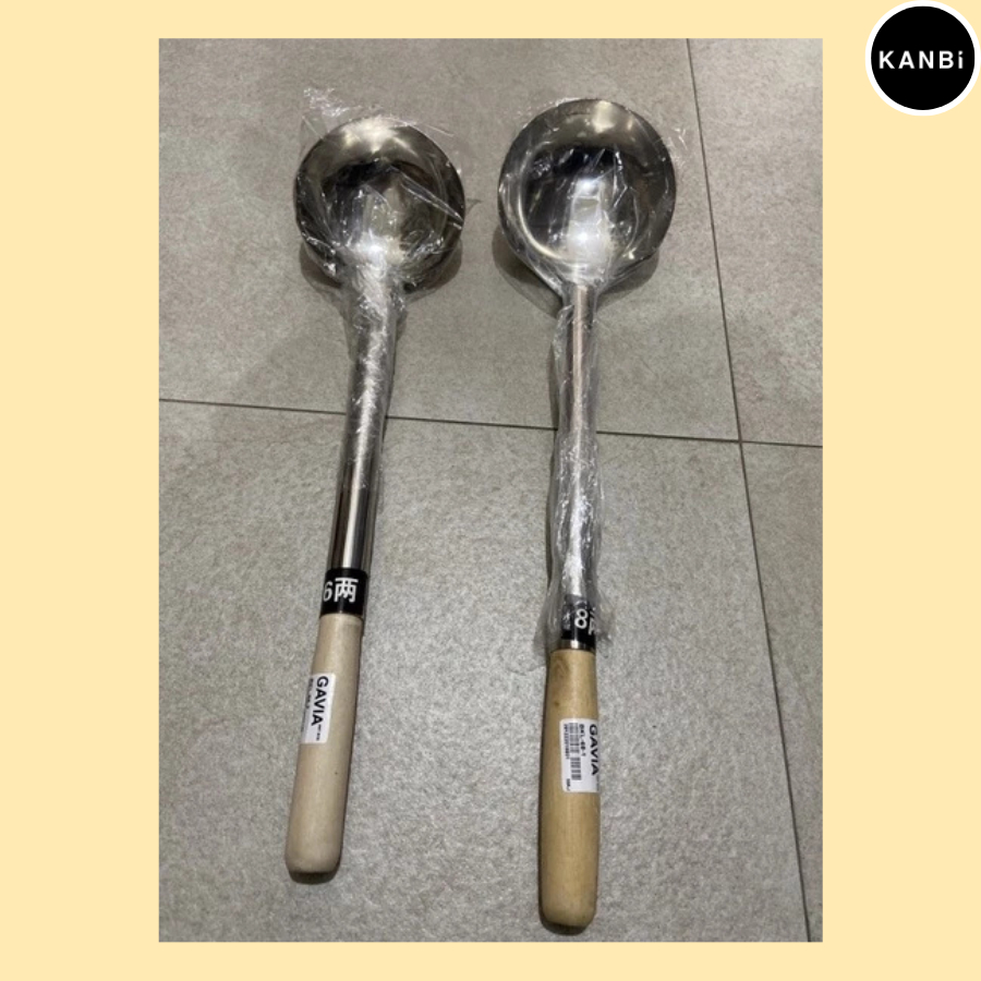 Premium Spatula Bulat Besar KL-68 | Centongan Stainless Jumbo | Irus Stainless | Irus Besar Stainles