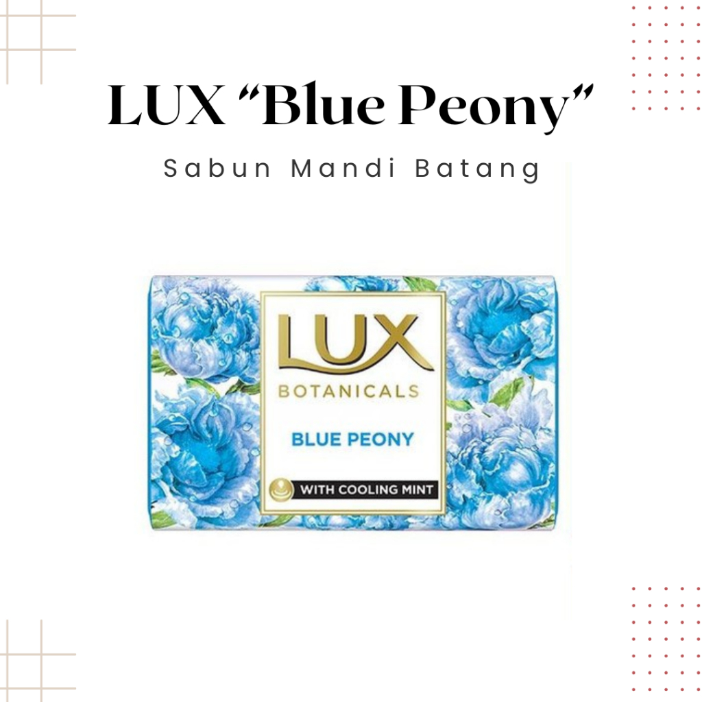 LUX BLUE PEONY Sabun Mandi Batang 75gr