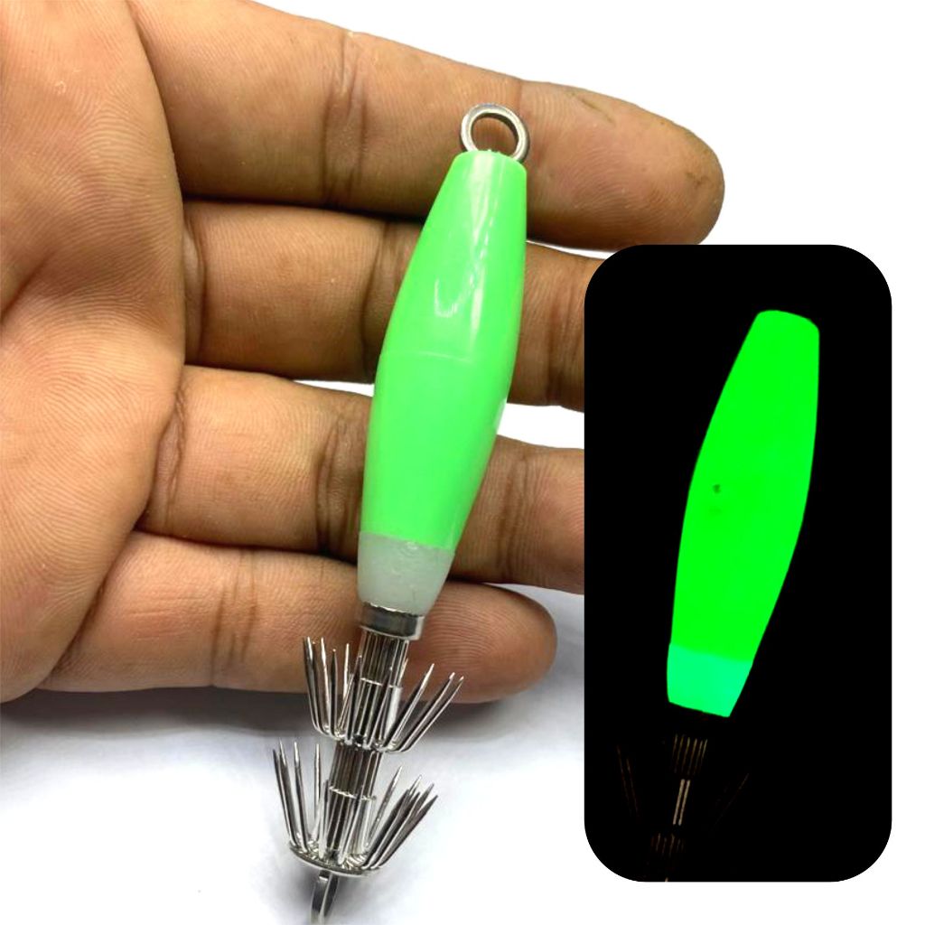 Umpan Cumi Sotong Renteng Egi Sambung Glow GID