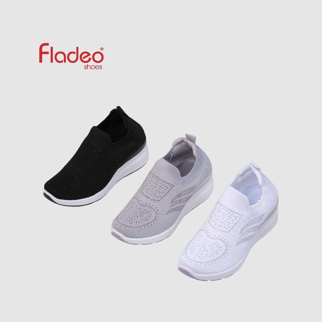 Fladeo C25/LSS337-1LU/Sepatu Sneakers Slip On Wanita [ Sneakers Shoes ]