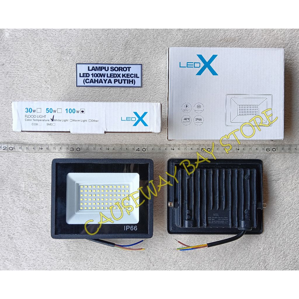 LAMPU SOROT LED 100W LEDX KECIL