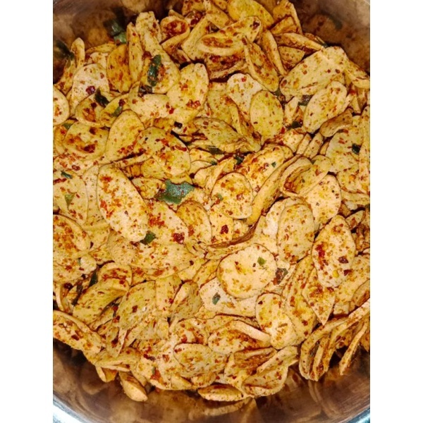 

Kripik Otak-otak ikan 500gr | Cemilan Gurih