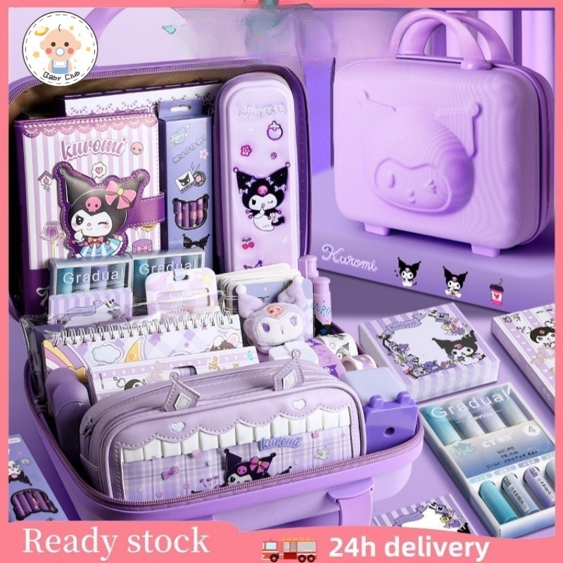 

【COD】Babyclub Kuromi Kotak Hadiah Mewah Alat Tulis Set / Set Stationery Untuk Hadiah Anak Sekolah Kuromi / Kotak Pensil Anak set / Untuk Hadiah Anak Sekolah Kuromi
