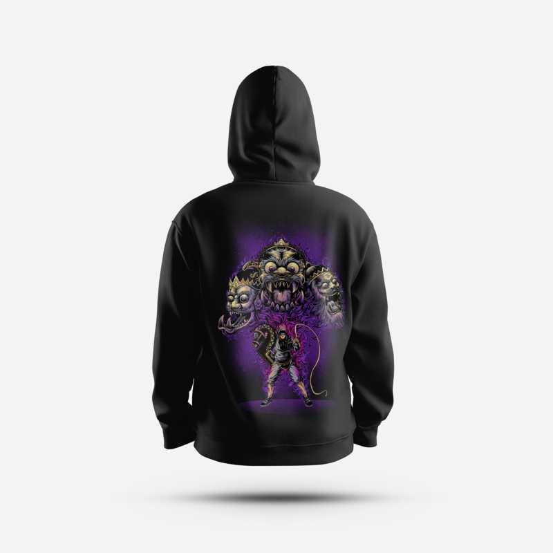 HOODIE CULTURE HERO HORSEMAN Wayang Jawa Pria Budaya Klasik Fleece Kuda Lumping Jatilan Jaran Kepang