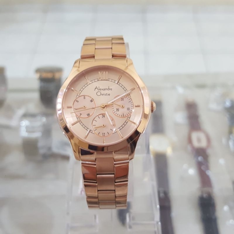 Alexandre Christie Wanita AC 2815 BF rosegold Original