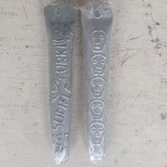 Madat/Candu Tengkorak 5 Warna Silver