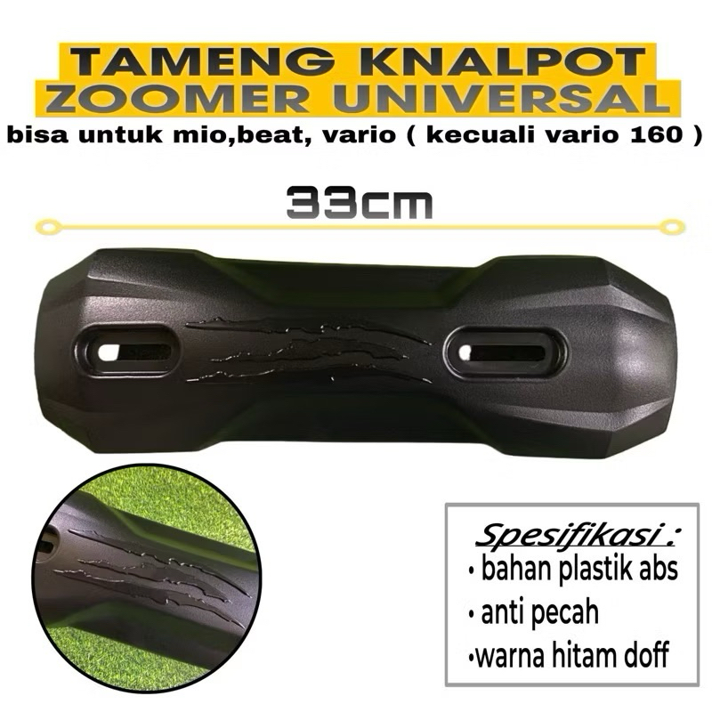 Tutup Knalpot Zoomer Universal cover knalpot zoomer universal