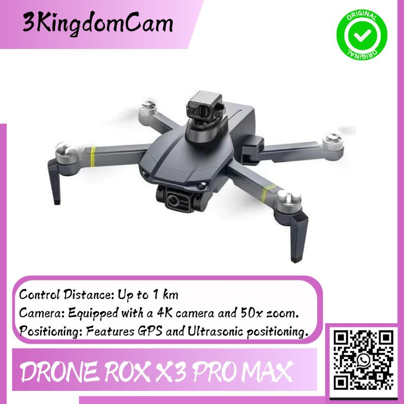 DRONE ROX X3 PRO MAX With 4K Camera