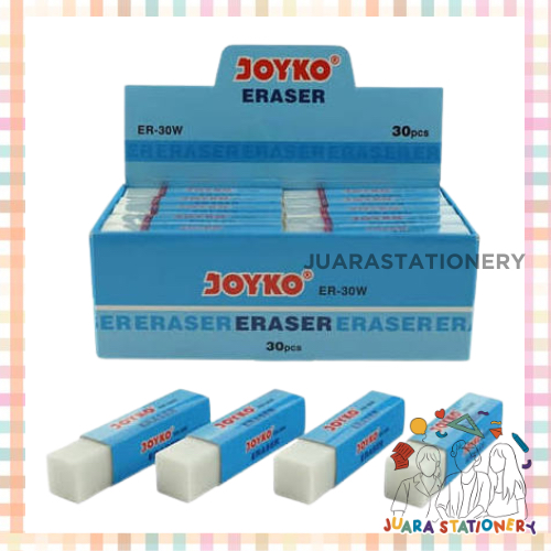 

(33) JUARASTATIONERY Penghapus Joyko Panjang ER-30W Putih / Penghapus Joyko Penghapus Ujian