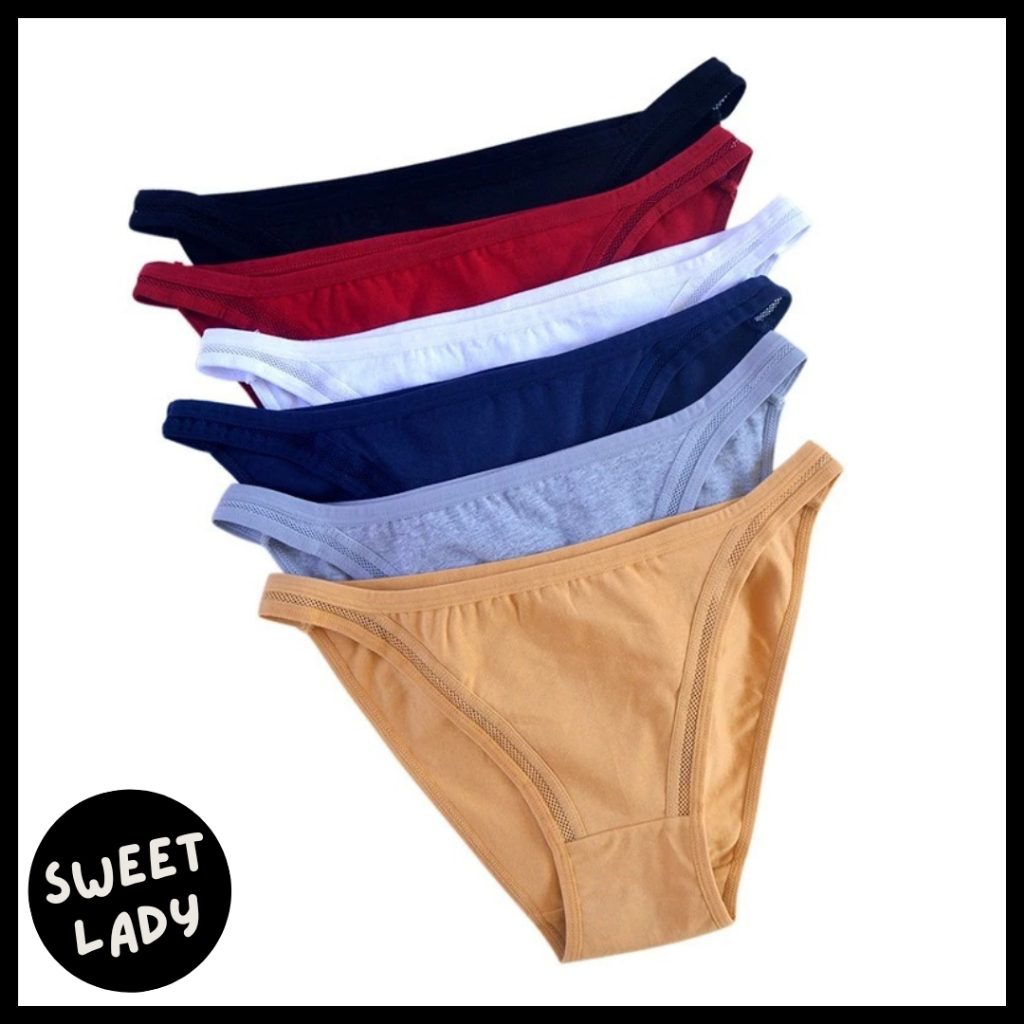 Celana Dalam Wanita Polos Lace Kolor G String CD Sexy Thongs Size M- XL PDW 31