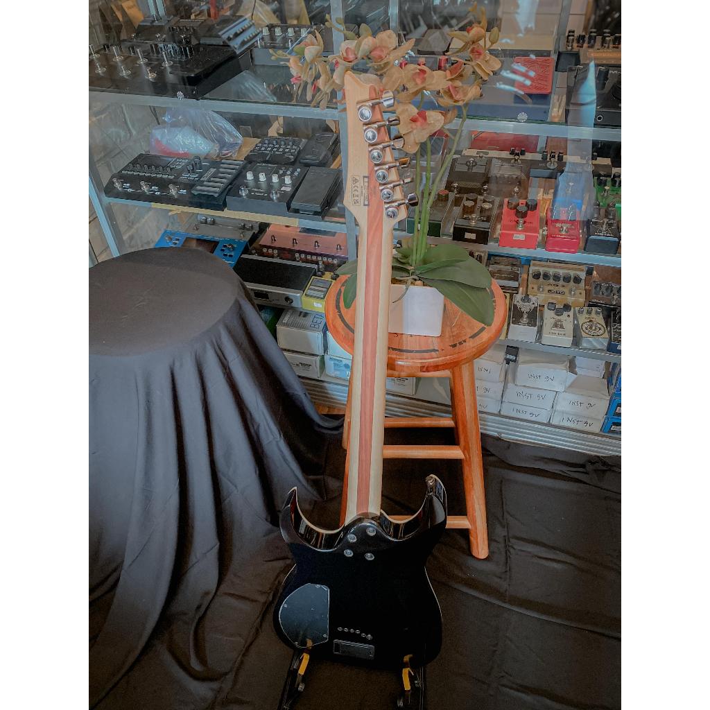 IBANEZ IRON LABEL RGIB21-BK BARITONE ELECTRIC GUITAR, BLACK