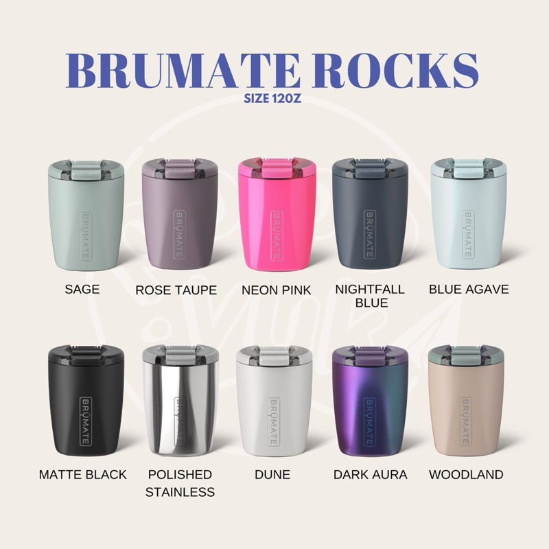 PO.PO.YUK - (Pre-Order) Brumate Rocks Tumbler Size 12oz - Tumbler Matcha / Tumbler viral / tumbler l