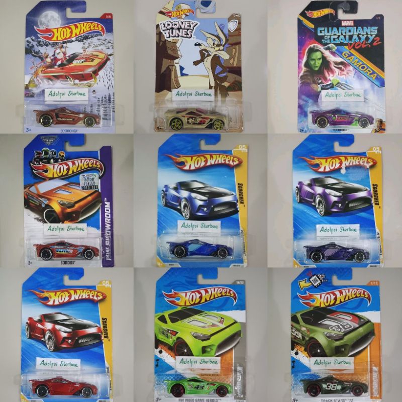 hotwheels hot wheels scorcher edisi holiday hot rods 2010 new model hw premiere '10 akta wile e coya