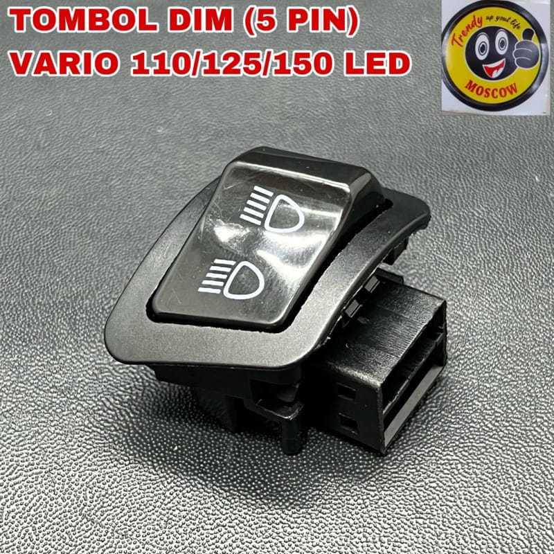 [ BERKAH MOTOR RACING ] TOMBOL DIM H- VARIO 125/150/110 LED (5-PIN) - Tombol Dim Vario 150 Vario 125