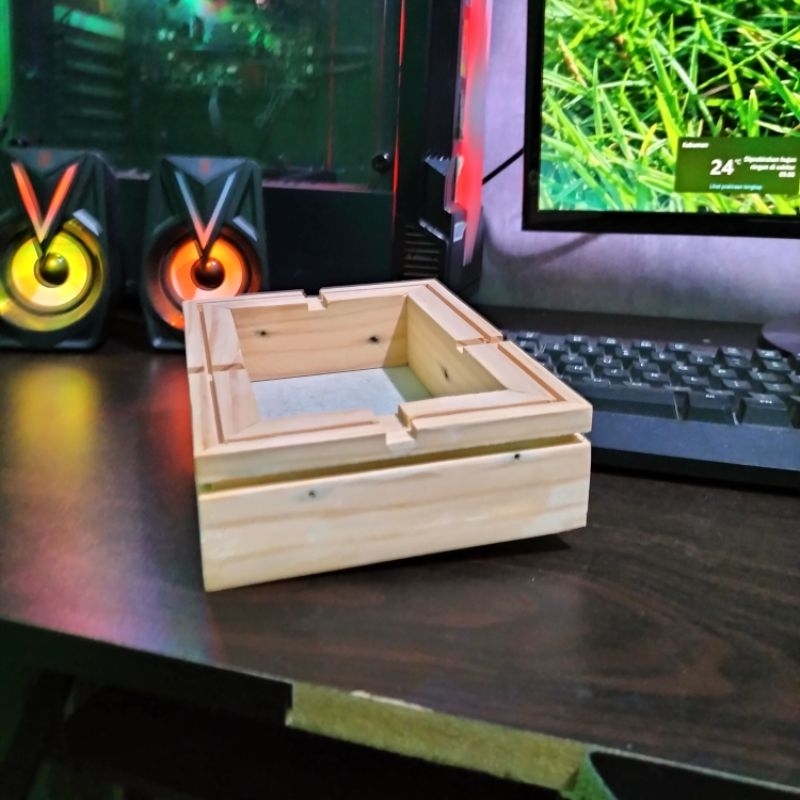 Asbak Kayu Jati Belanda|Asbak Kayu Aistetic