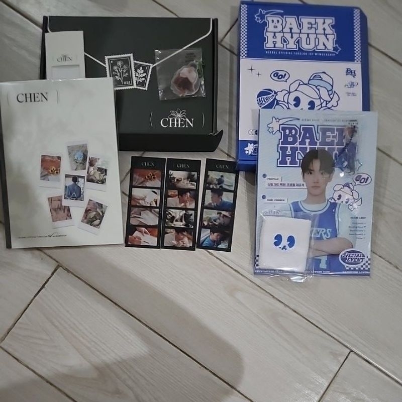 EXO welkit welcome kit membership chen baekhyun 2025 jongdae bbh photobook keyring wristband bookmar