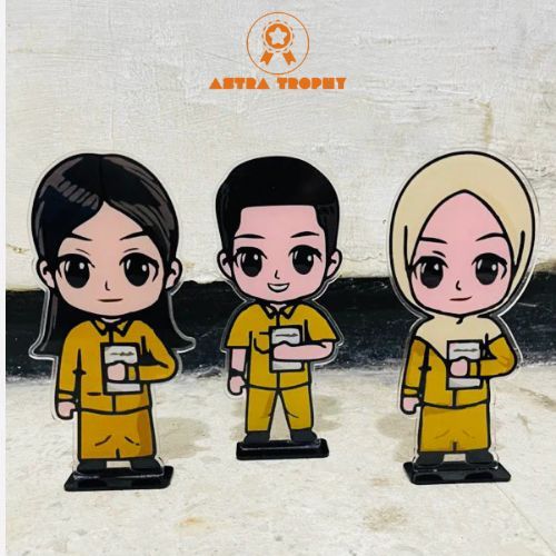 Piala Guru ( Baju Dinas Coklat ) Plakat Guru Hadiah Hari Guru Plakat Guru Cinderamata Guru Piala Pen