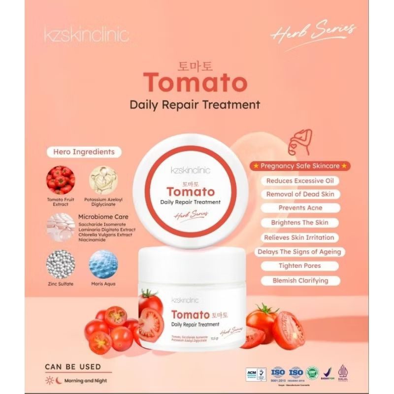 KAIZEN KZ Skin Clinic Tomato Daily Repair Treatment Herb Series 10 Gr