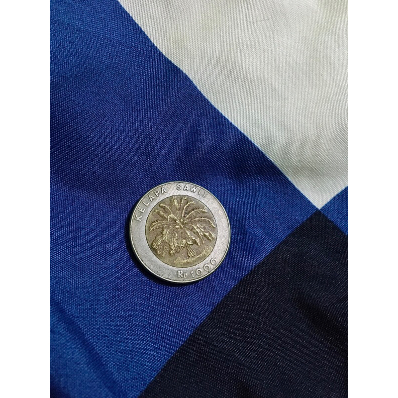 Uang Koin 1000 Rupiah Kelapa Sawit Asli 100%