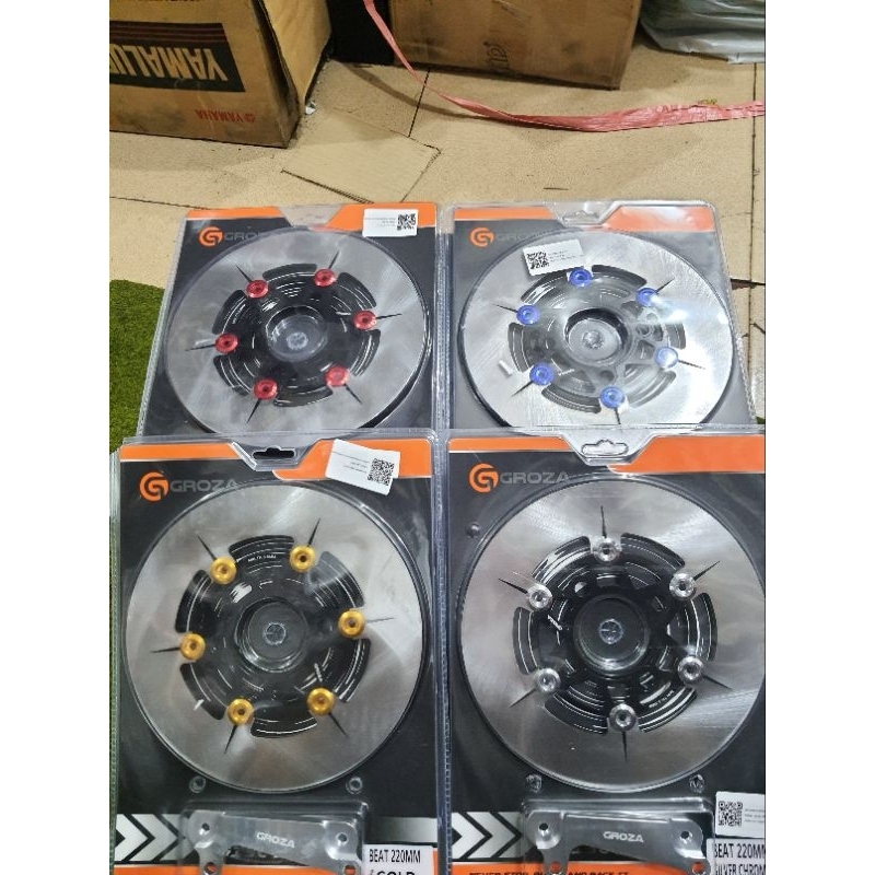 GROZA - DISC BRAKE PIRINGAN FLOATING 220 MM (BEAT,SCOOPY, VARIO)