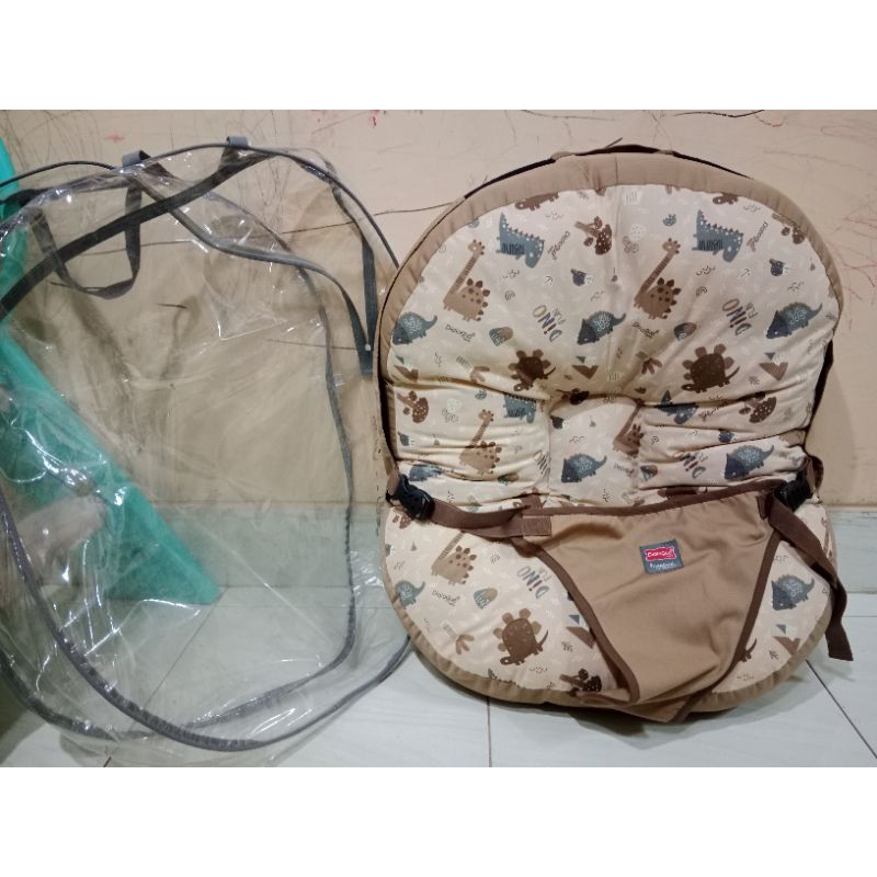 DIALOGUE SOFA KASUR BAYI 3in1 Dino fun series, warna coklat, Preloved