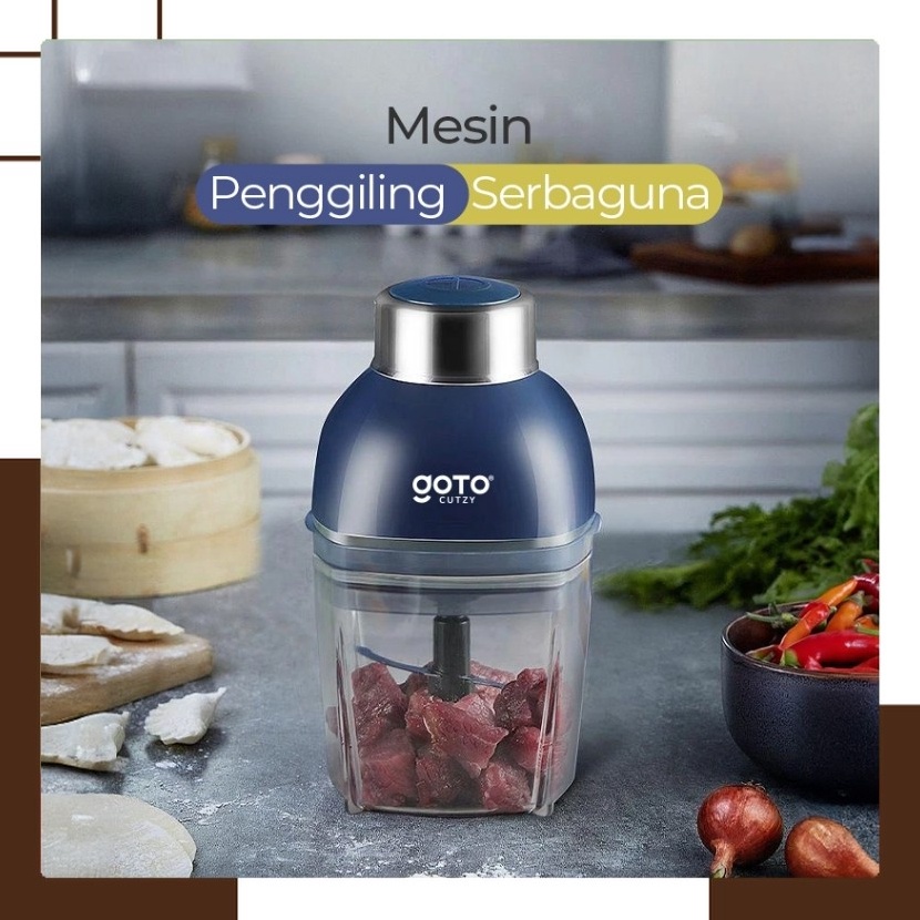 KF7 Goto Cutzy Blender Mesin Penggiling Chopper Daging Bumbu Multifungsi