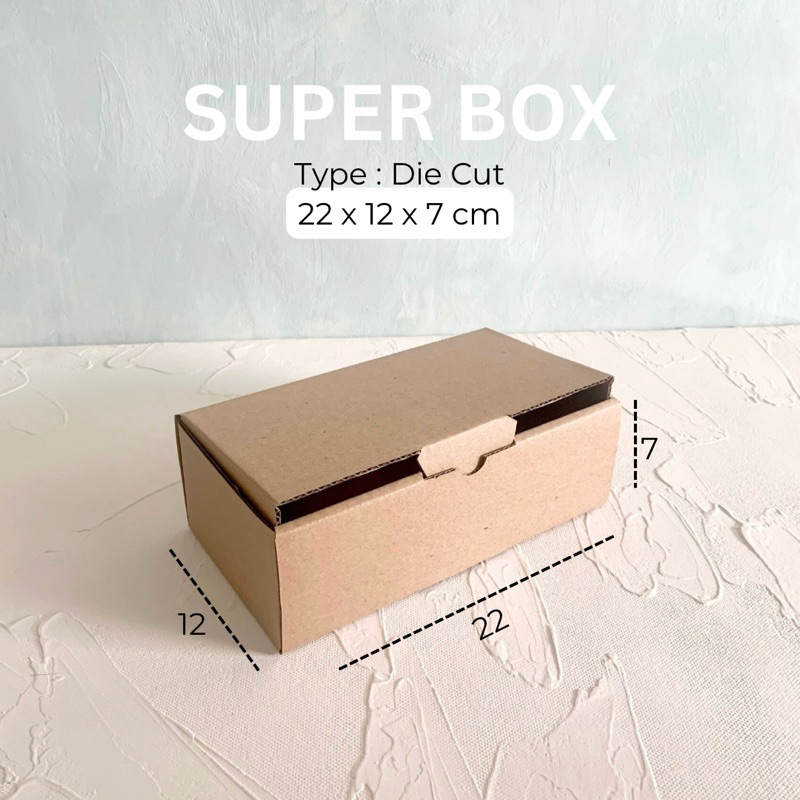 

Die Cut Box - 22x12x7cm / Dus Karton Packaging / Box Packaging