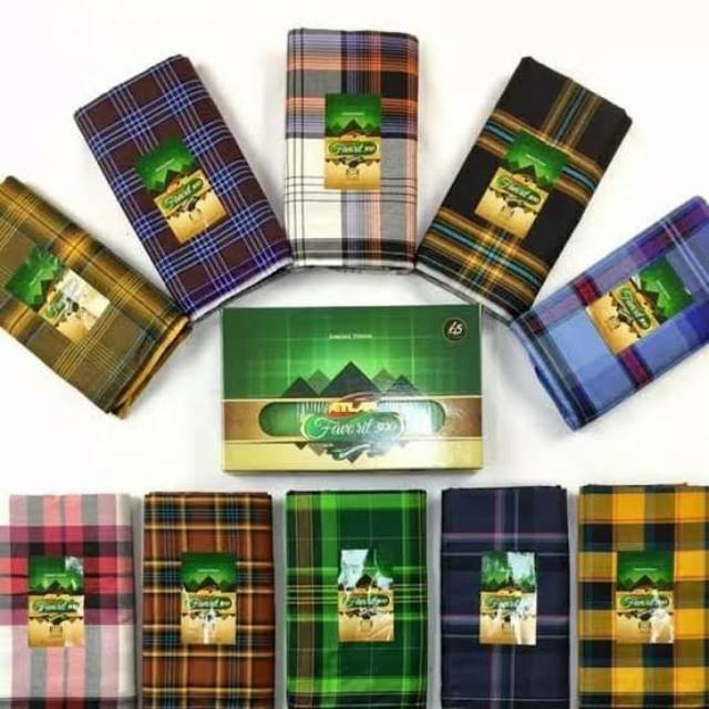Sarung Atlas Favorit 500 Kombinasi Original GROSIR MURAH / Kain Atlas / Sarung Atlas