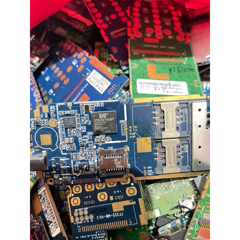 pcb mesin cina hp tombol bahan emas per 100pcs