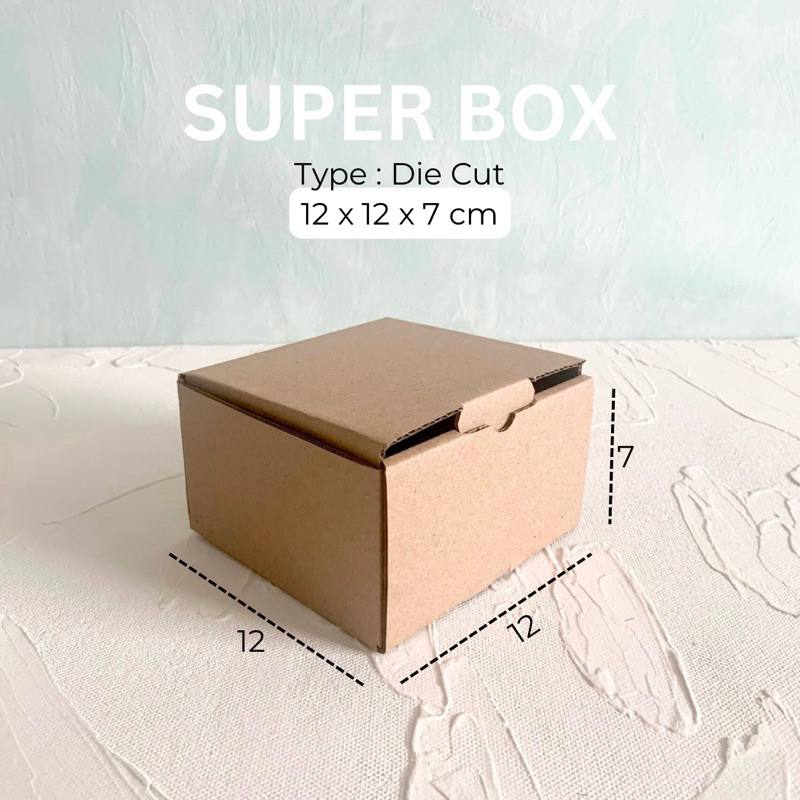 

Die Cut Box - 12x12x7cm / Dus Karton Packaging / Box Packaging