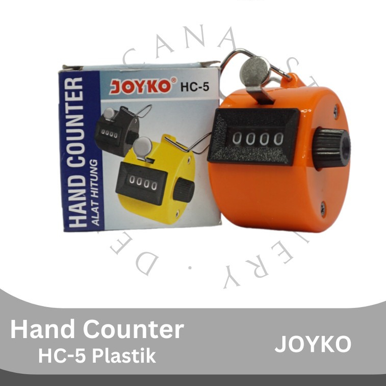 

Joyko Hand Tally Counter HC-5 / Hand Counter Alat Hitung Serbaguna Joyko HC-5