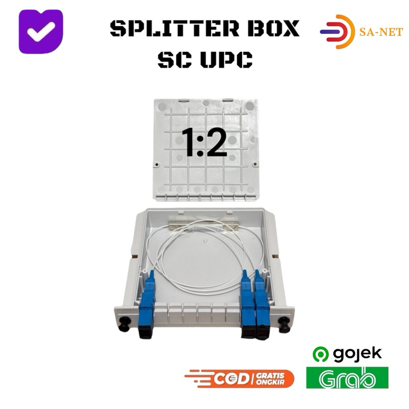 SPLITTER BOX SC UPC 1:2 PLC PASSIVE SPLITER BOX 2 WAY