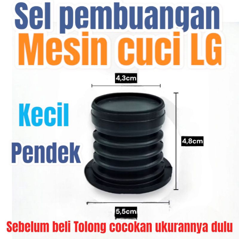 sel pembuangan air mesin cuci lG