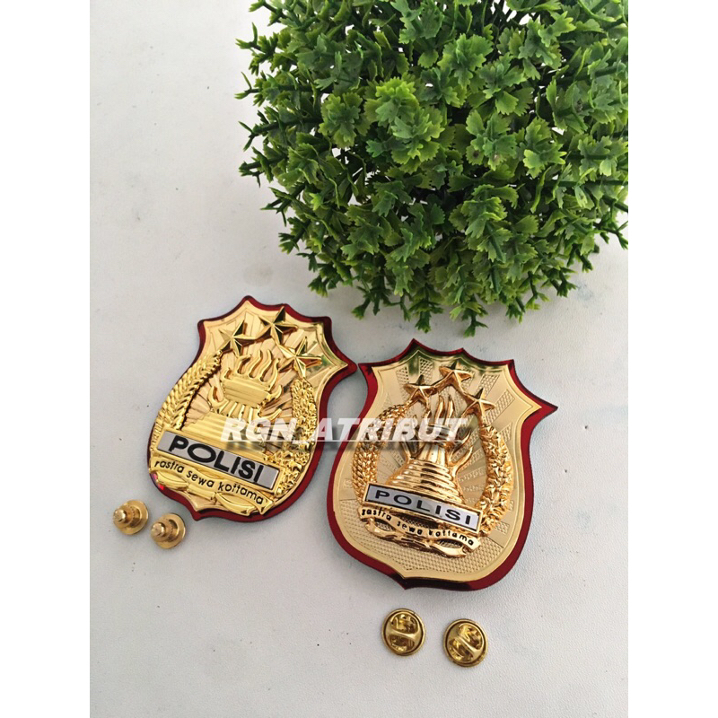 RGN_ATRIBUT ATRIBUT POLRI / PIN POLRI / KEWENANGAN POLRI / KOPEL POLRI / ATRIBUT POLISI BAHAN LOGAM 