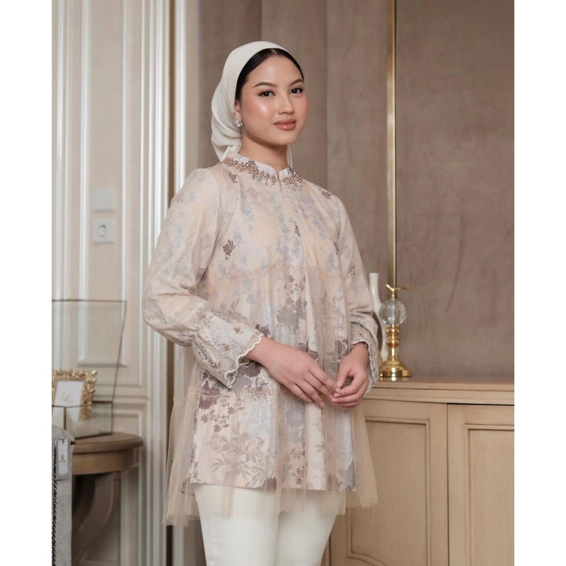 AMARA DRESS CREAMY BLACK XL, LONILA RAYA BLOUSE FAMSET VOL I II CREAM SIZE L BY LONILA KALEELA JAVIN