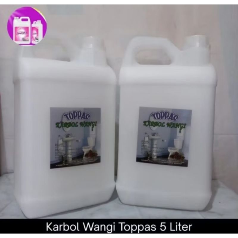 Karbol wangi Cemara Toppas 5 Liter