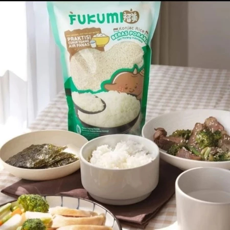 

Fakimi Beras Porang Sepesial Promo /Beras Porang 1KG Kemasan pouch