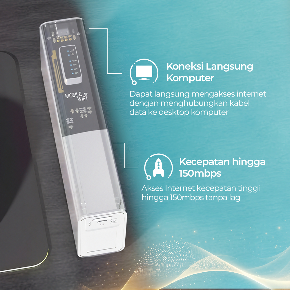 BIG SALE Hi Net MF932 Power Bank Router WIFI Portabel 150Mbps 8000 mAh Mendukung semua operator