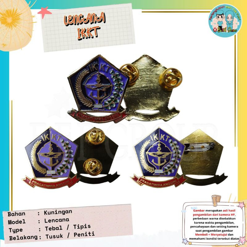 LENCANA TIPIS TUSUK / PENITI IKKT