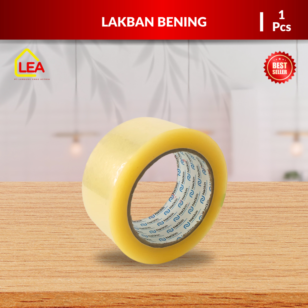 

Lakban Nelkin 1pcs Bening I Tape TR 48mm x 100Y
