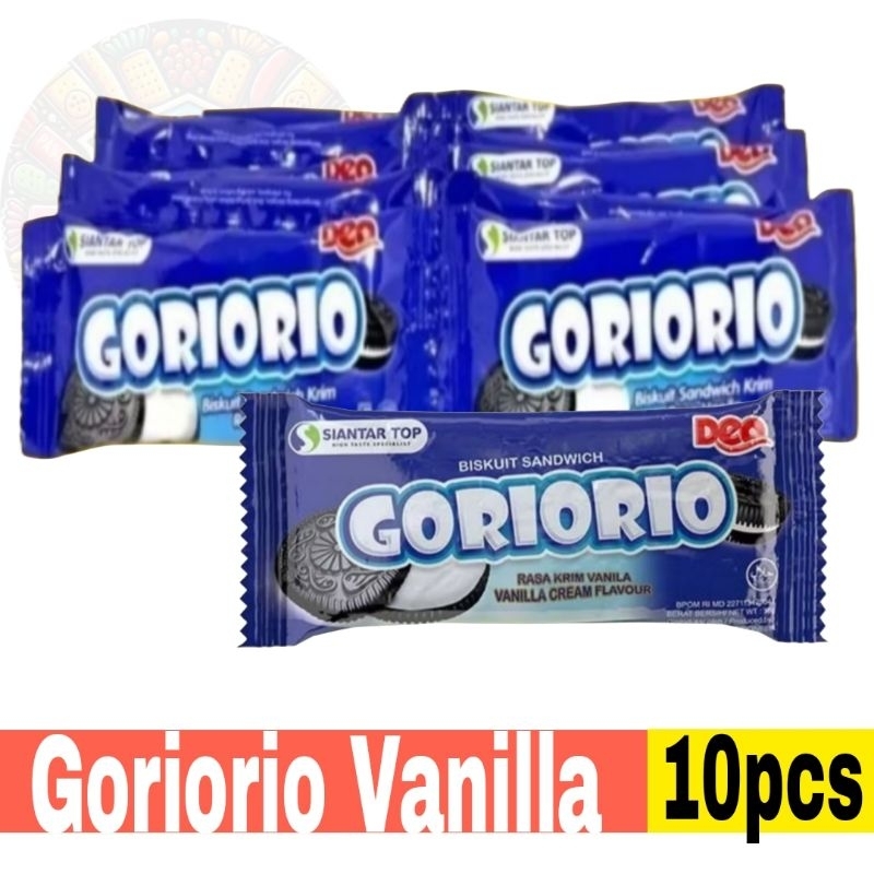 

GoRioRio Biskuit Krim Vanilla Renceng isi 10pcs